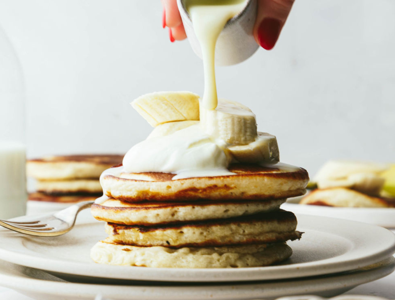 Condensed Milk Pancakes