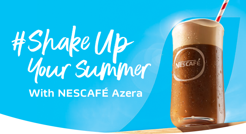 Shake up your summer with Nescafé Azera