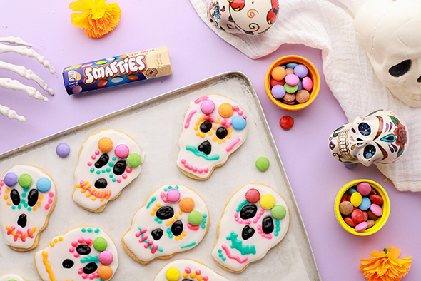 Delicious Day of the Dead Biscuits