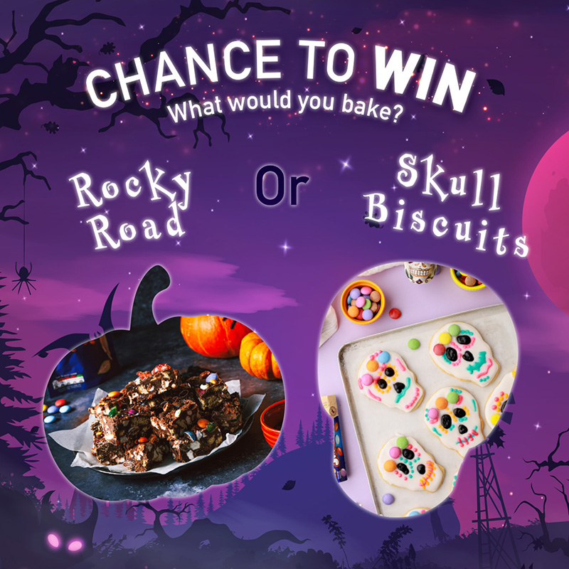 Chance to win | What would you bake? Rocky Road or Skull Biscuits