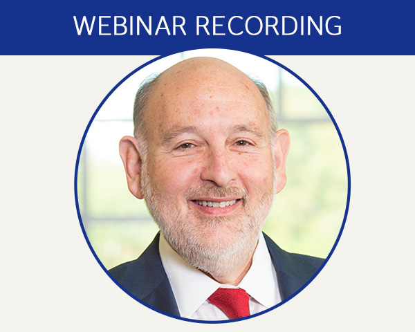 Webinar Recording - Picture of James M. Greenblatt, MD