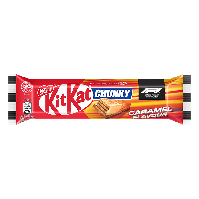 KITKAT Chunky Caramel Flavour