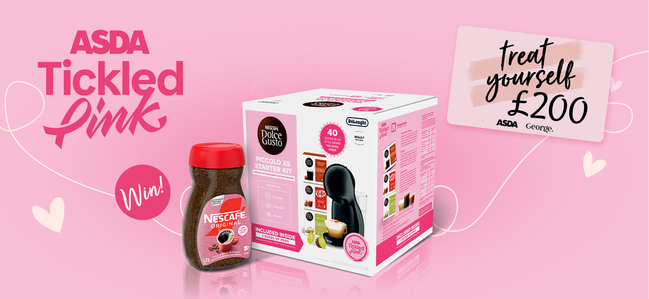 ASDA Tickled Pink | Treat yourself £200 | Win!