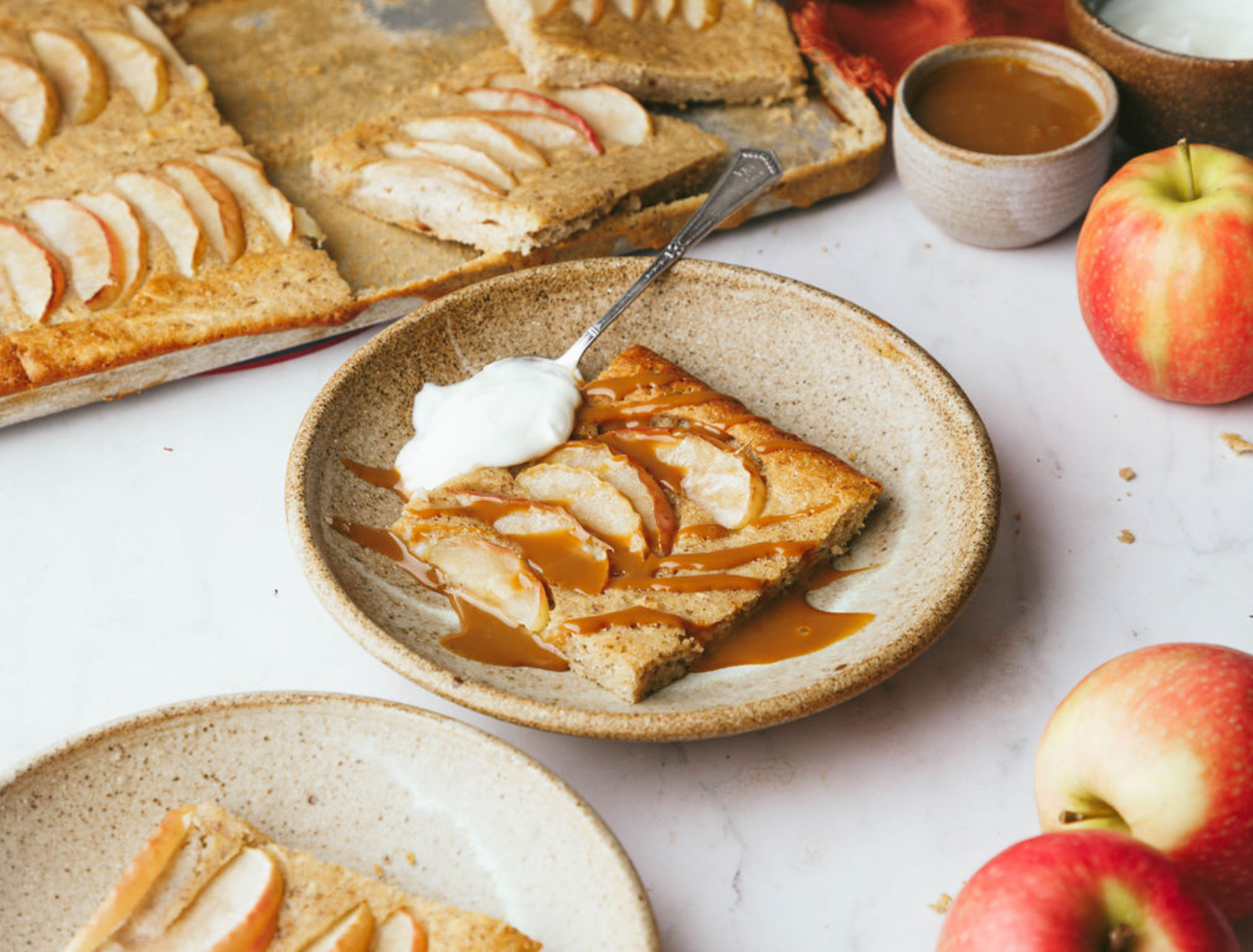 Caramel Apple Sheet Pancake