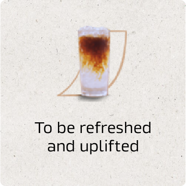 To be refreshed and uplifted