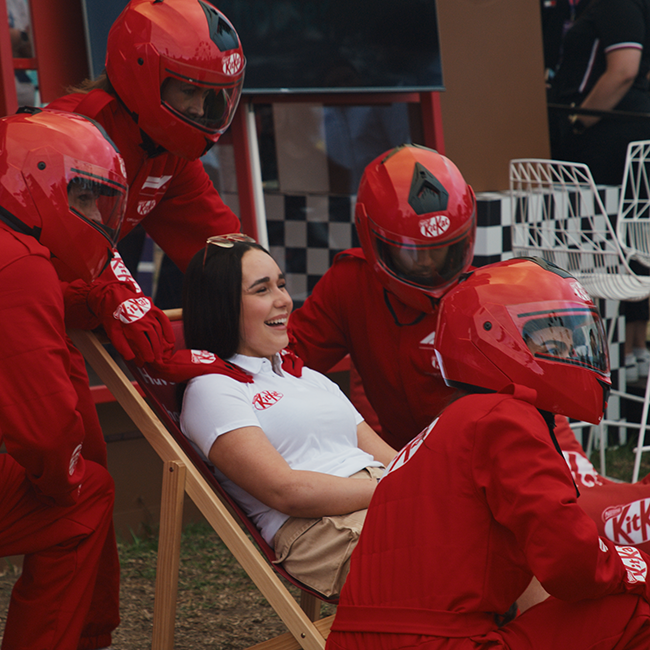 KitKat Pit Crew with Fan